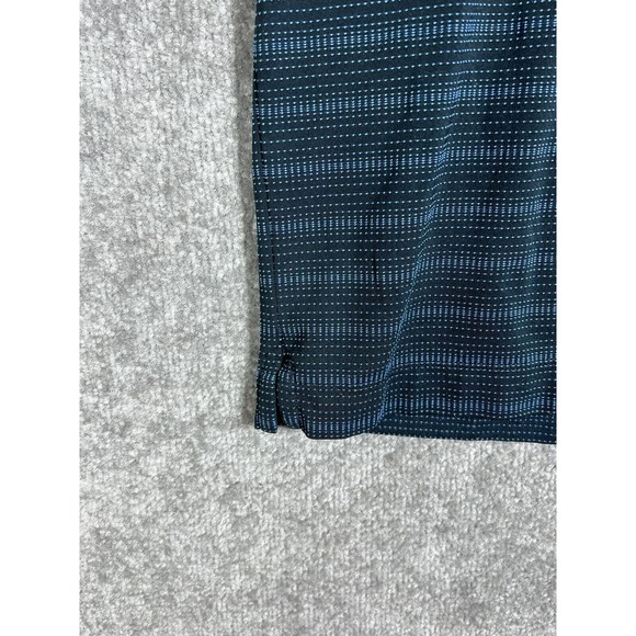 NIKE GOLF Fit Dry Polo Shirt Mens Size XXL Stretch Black Blue Short Sleeve - Picture 7 of 10